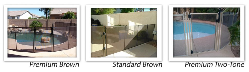 las vegas pool safety fence color options